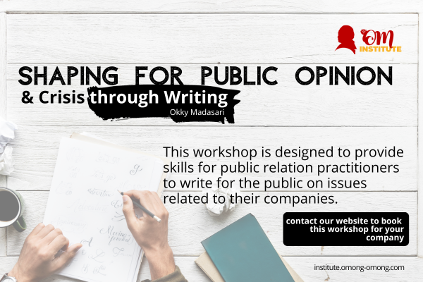 Shaping Public Opinion and Handling Crisis through Writing