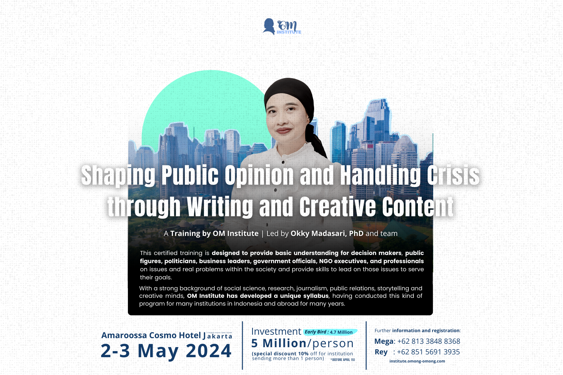 Shaping Public Opinion and Handling Crisis through Writing and Creative Content
